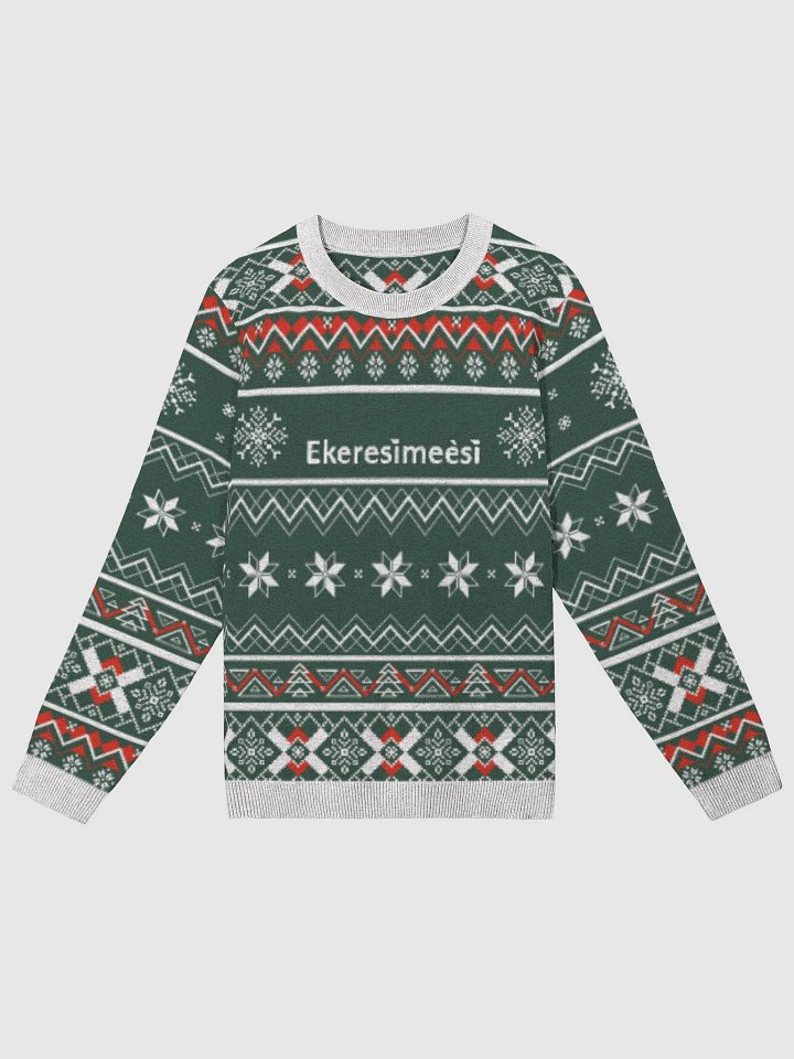 Ekeresìmeèsì Snowflake Knitted Crewneck product image (1)
