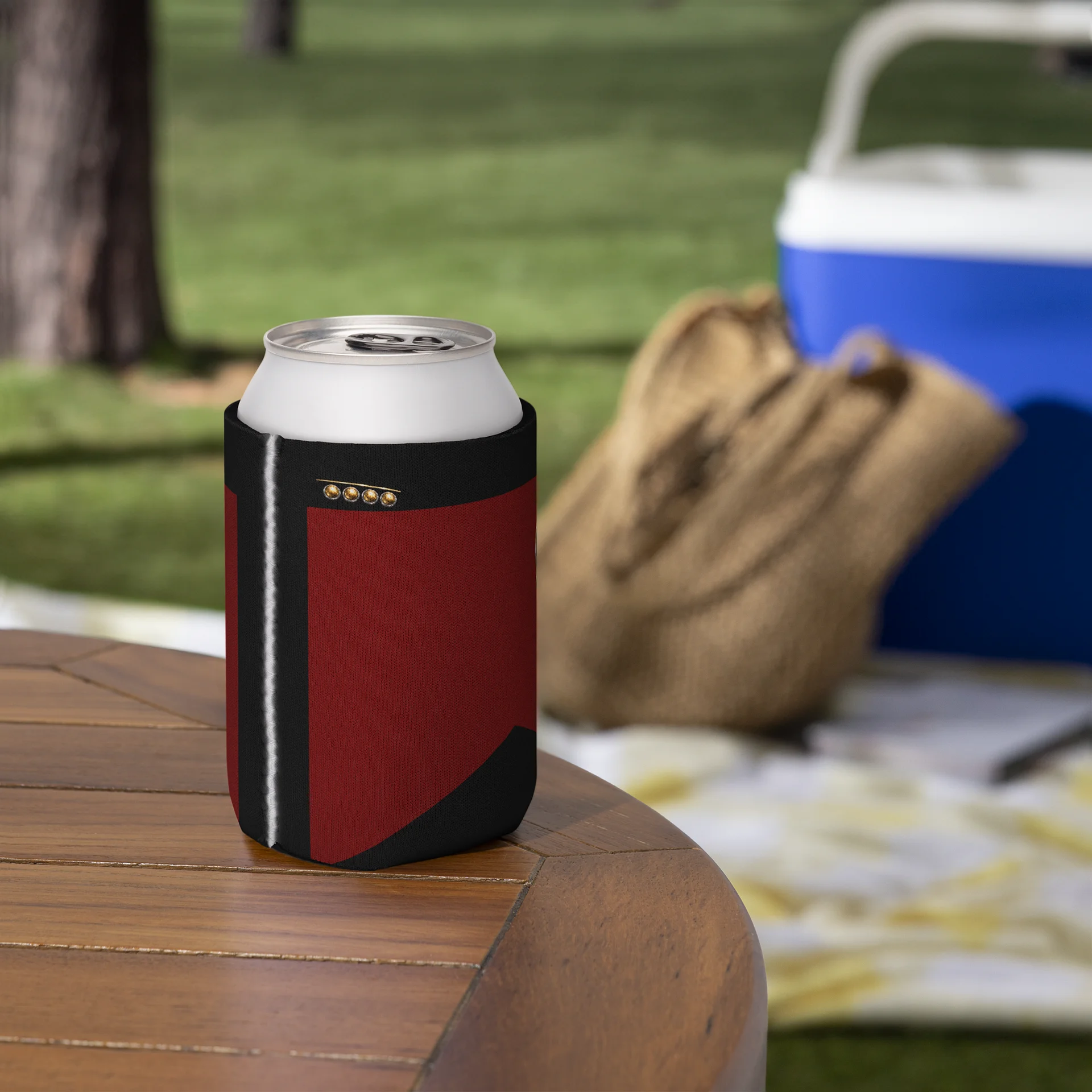 Officer Inspired Can Coozie - Red Division product image (5)