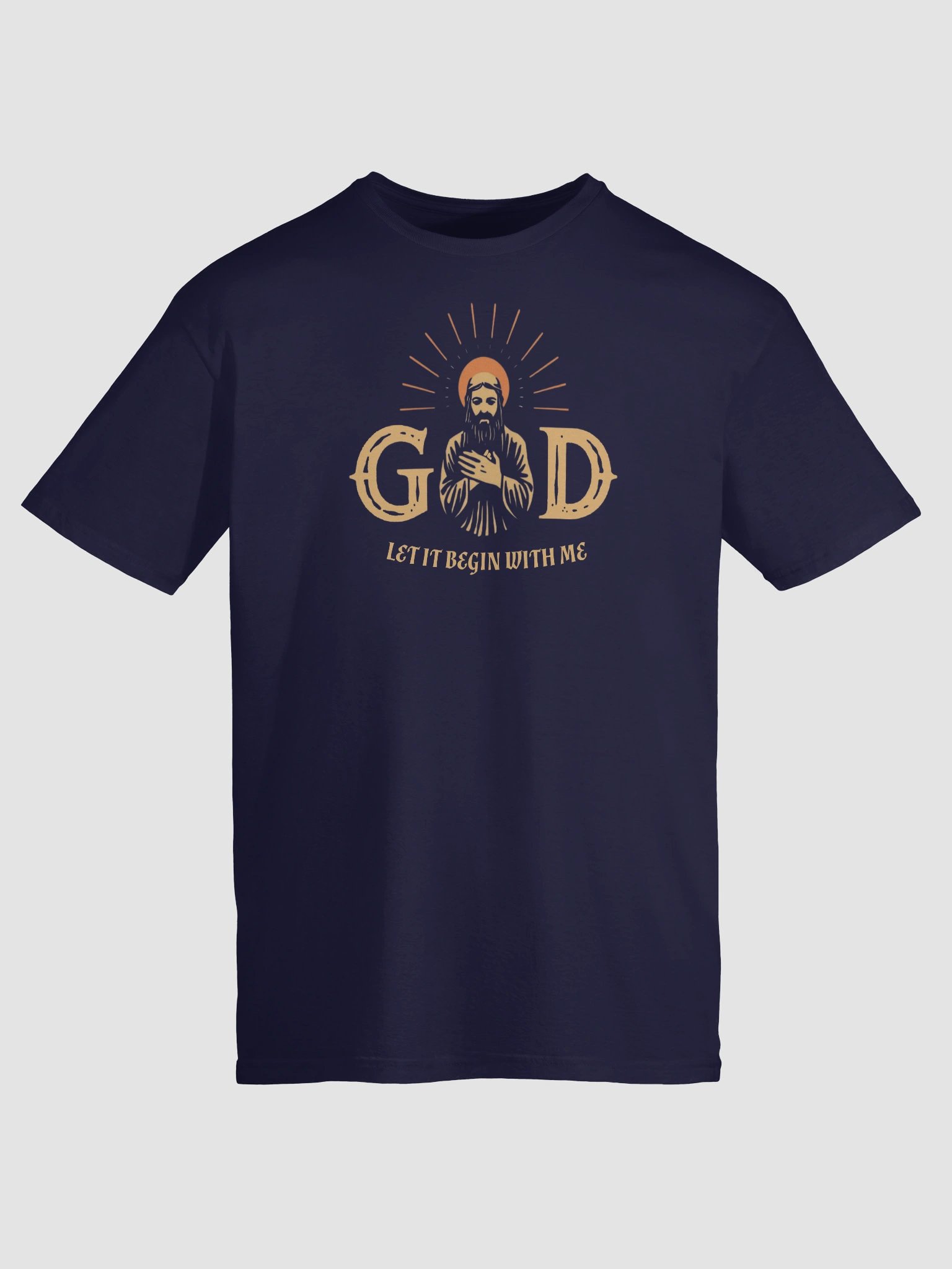 Let it Begin with Me | AA recovery Religious T-Shirt product image (1)