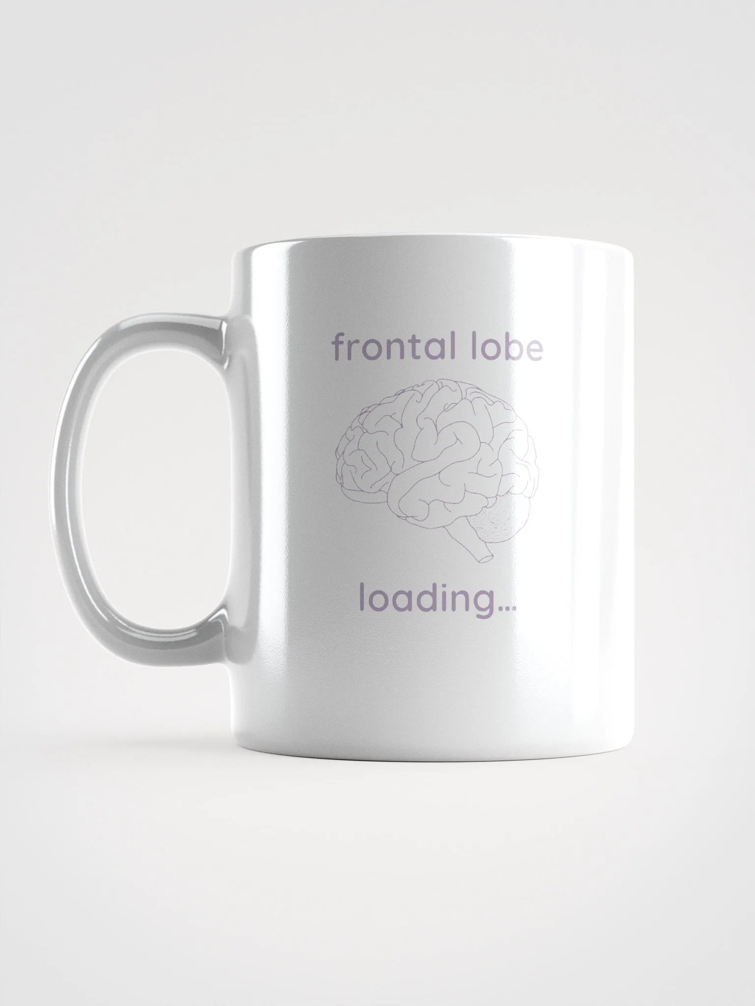 frontal lobe loading... mug (lilac) product image (18)