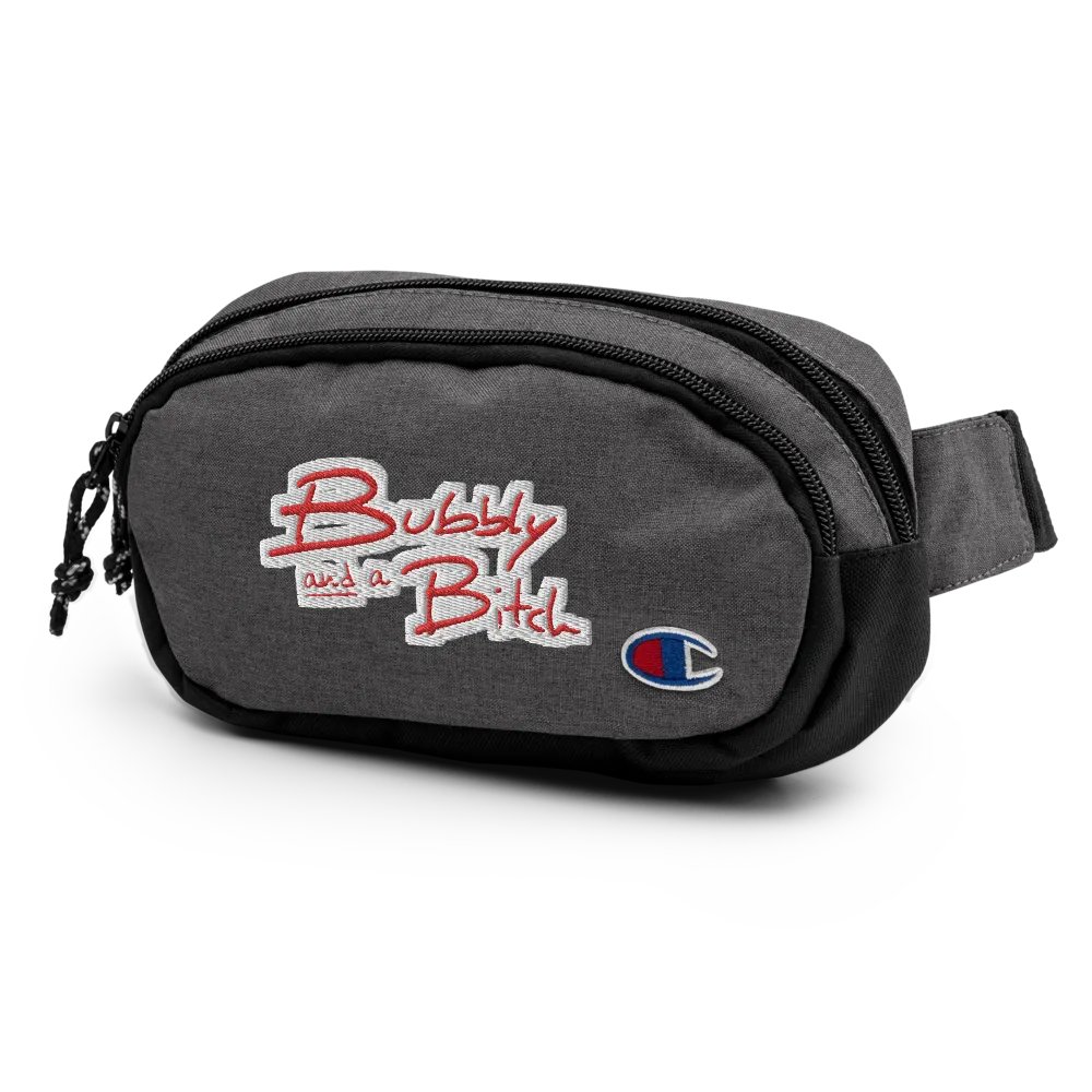 Bubbly and a B*tch (red bubble design) champion fanny pack product image (4)