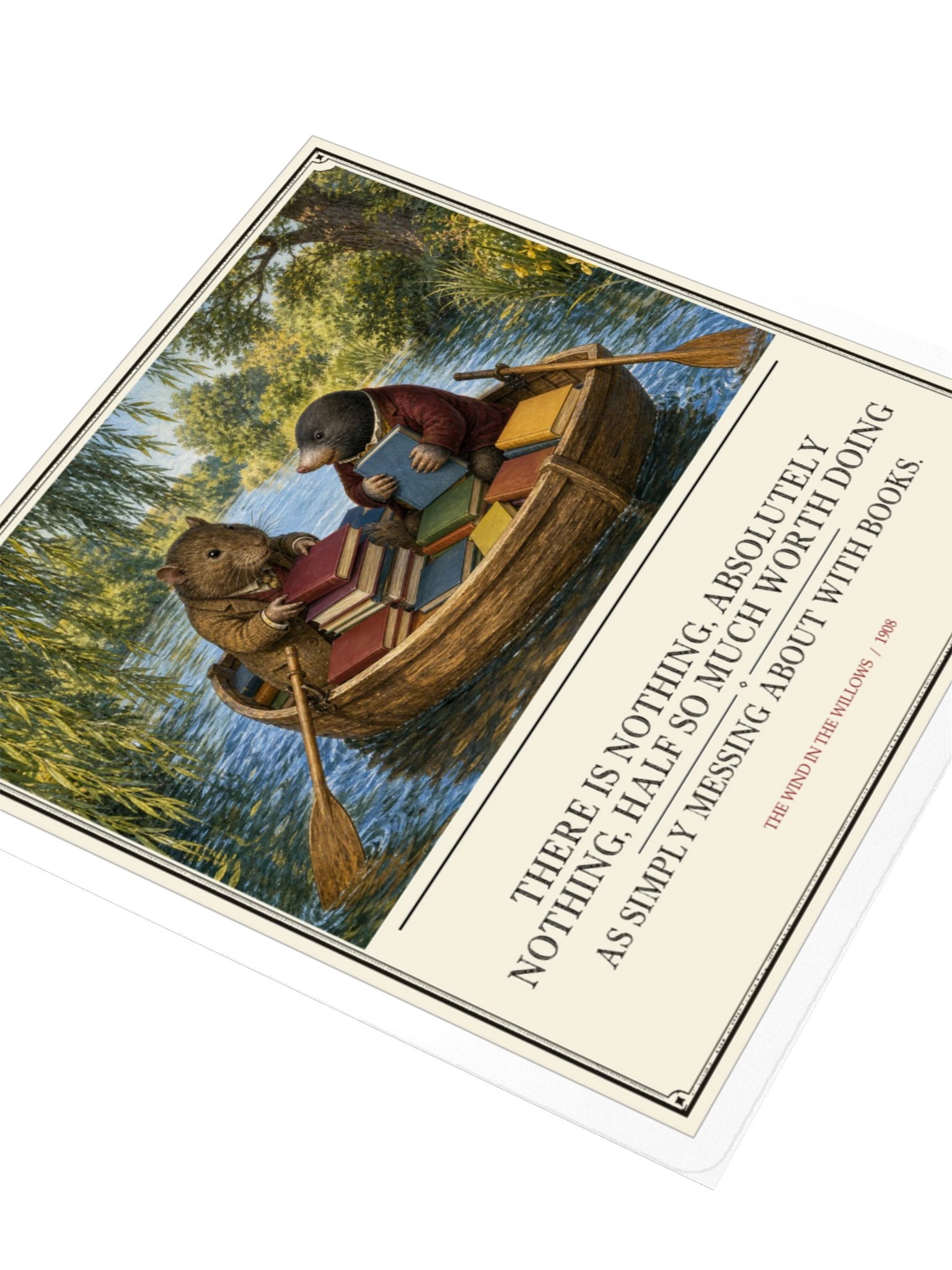 There Nothing Absolutely Nothing Half So Much -- The Wind in the Willows Sticker product image (3)