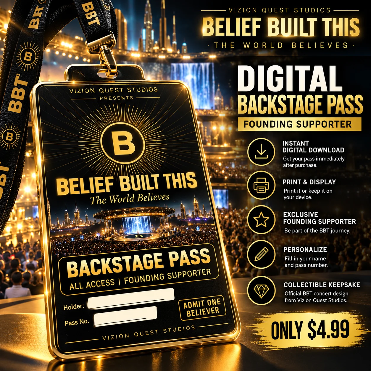 BBT Digital Backstage Pass — Founding Supporter product image (1)