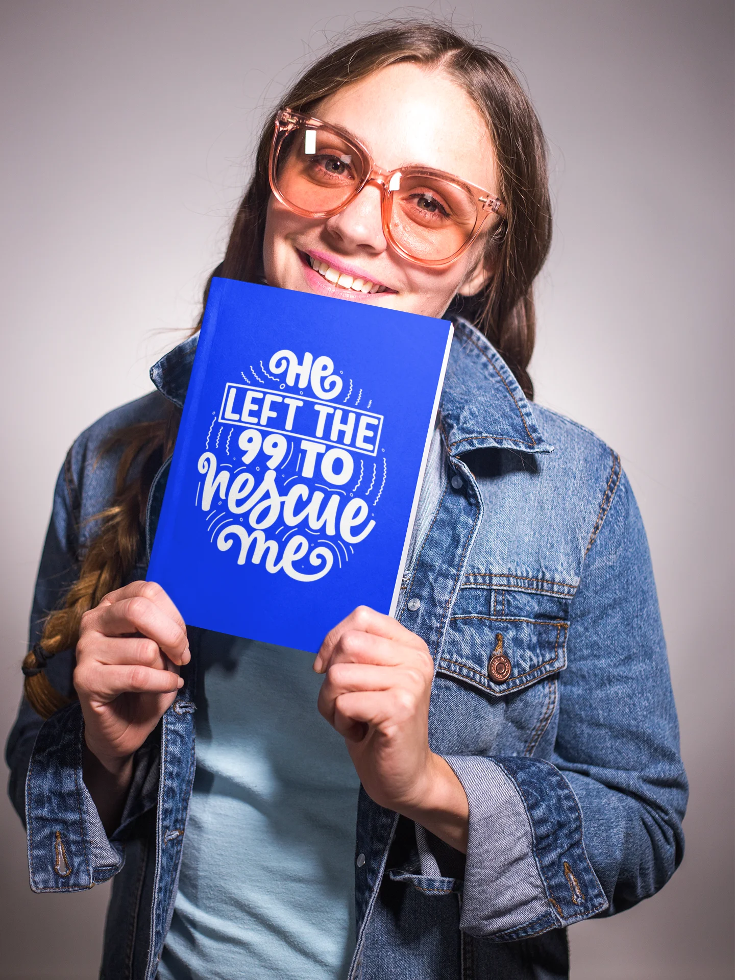 He Left the 99 to Rescue Me Hardcover Journal - Matthew 18:12-14 product image (1)