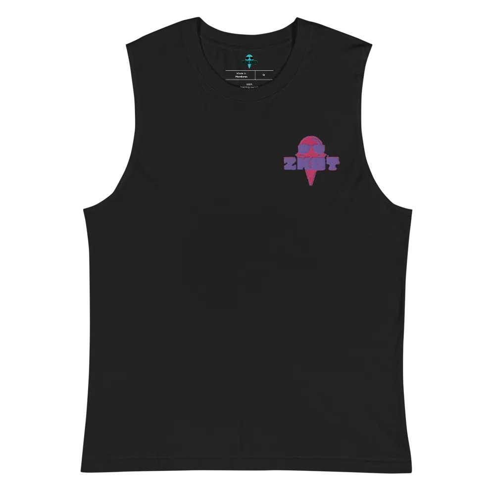 Pink Logo ZKOT Muscle Tank Top - Show your Support with Style - Menswear, Womenswear - 100% Cotton product image (3)