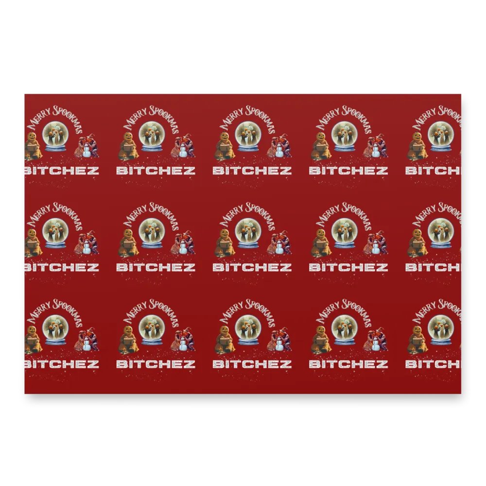 Merry Spookmas Gift Wrapping Paper product image (1)