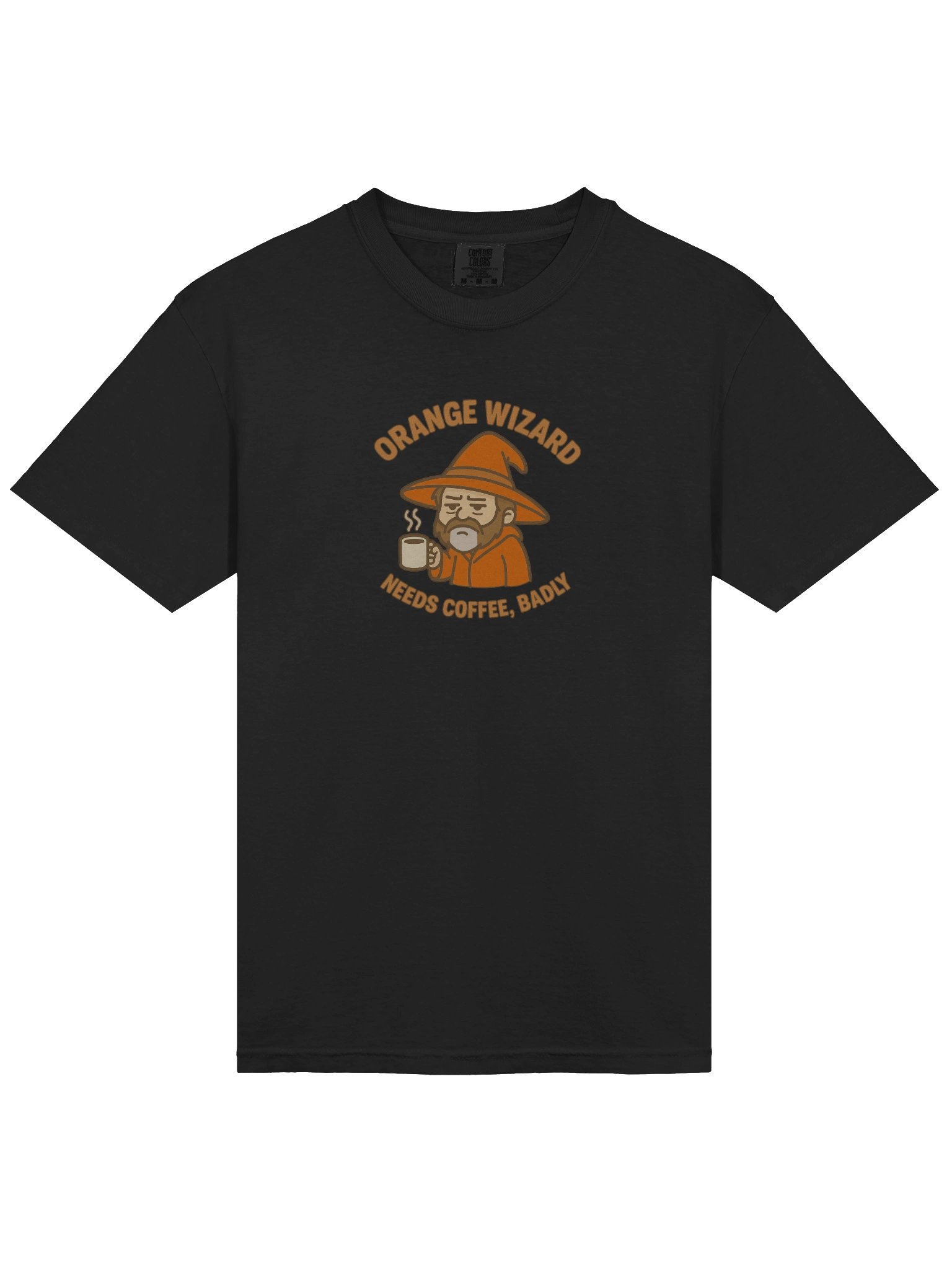 Orange Wizard T-shirt product image (3)