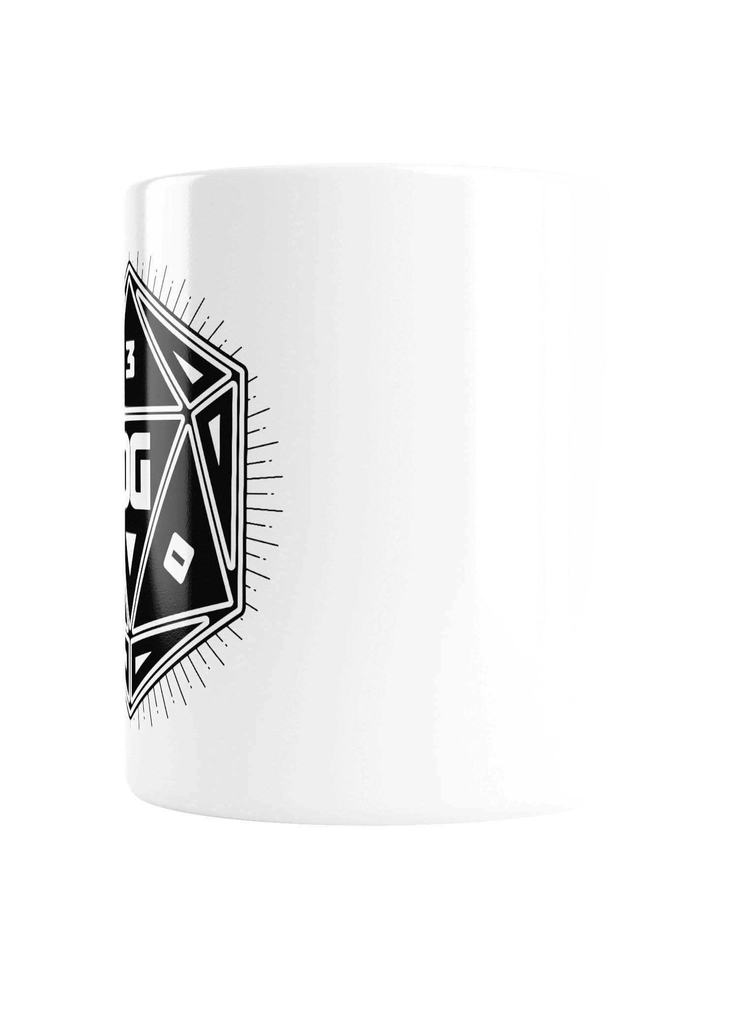 DND Dice White logo Mug product image (2)