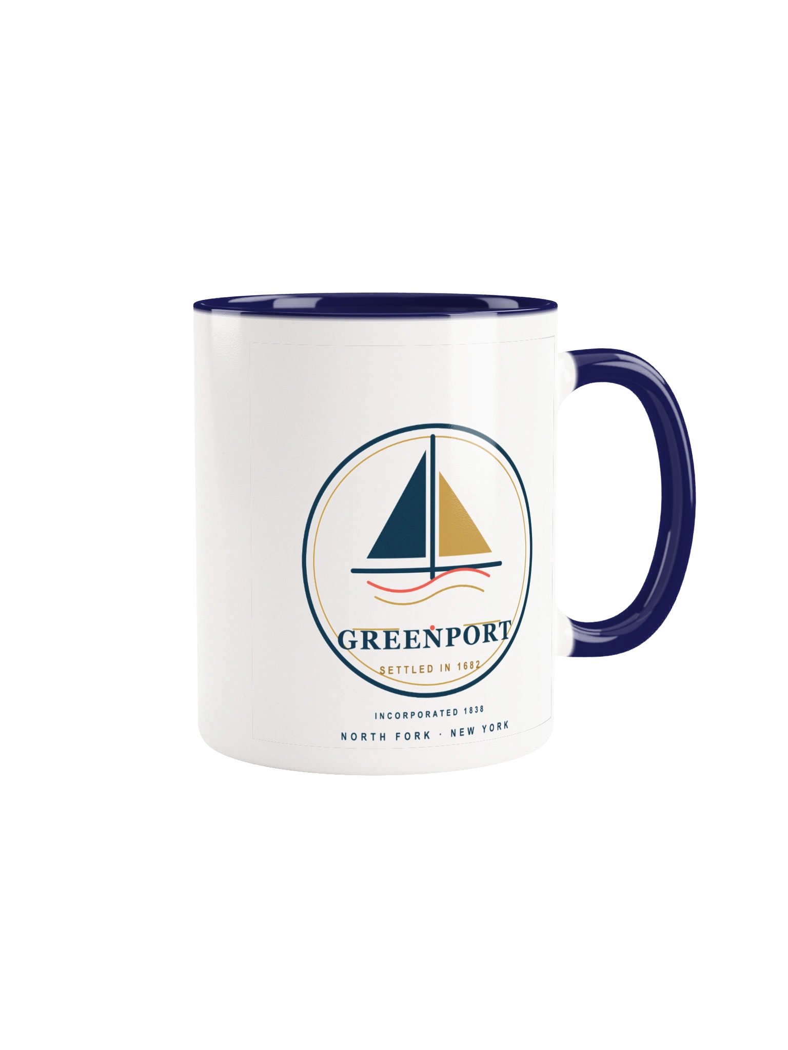 Greenport Harbor Crest Color Mug product image (1)