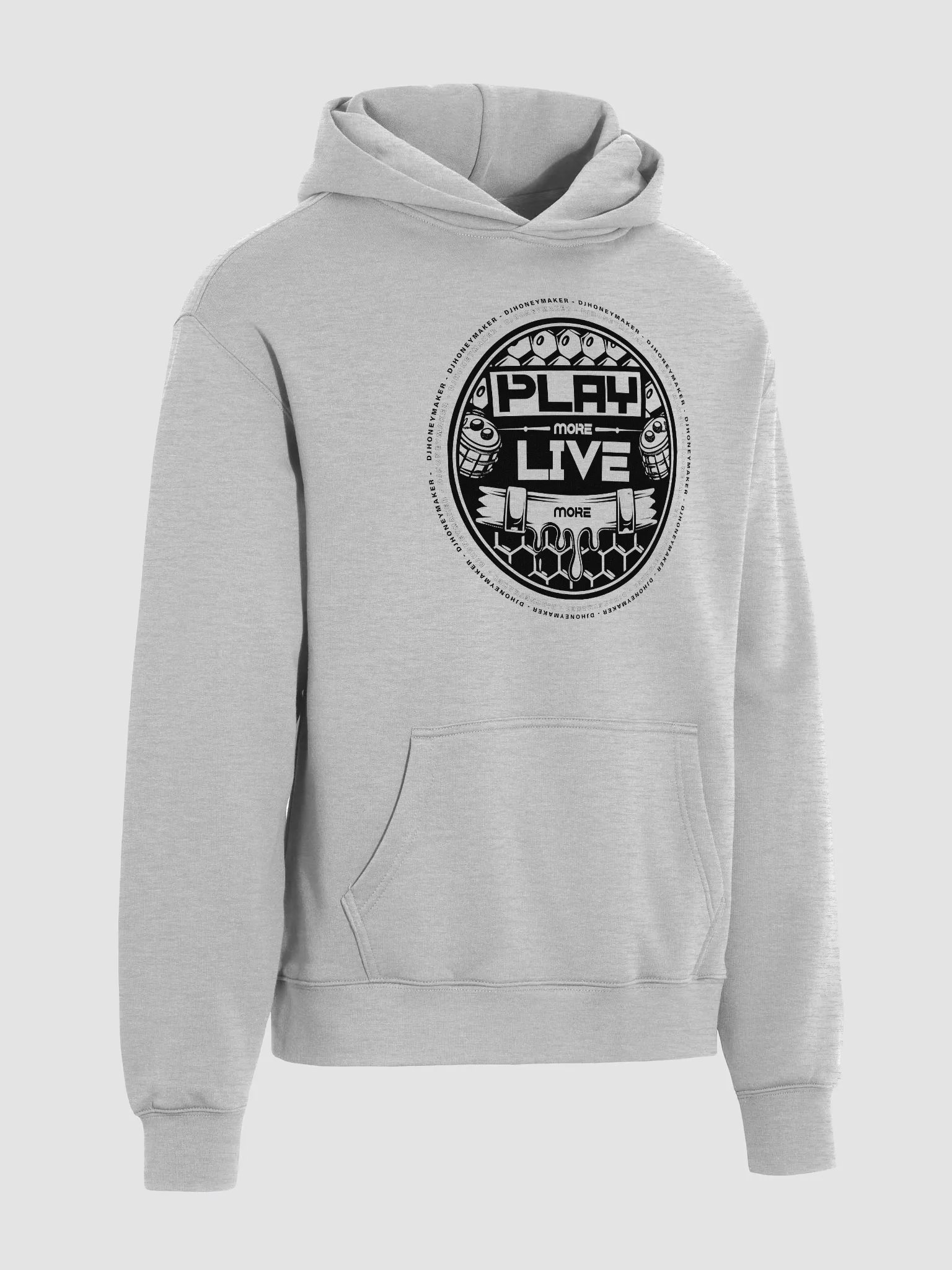 Play More Live More Unisex Premium Oversized Hoodie product image (8)