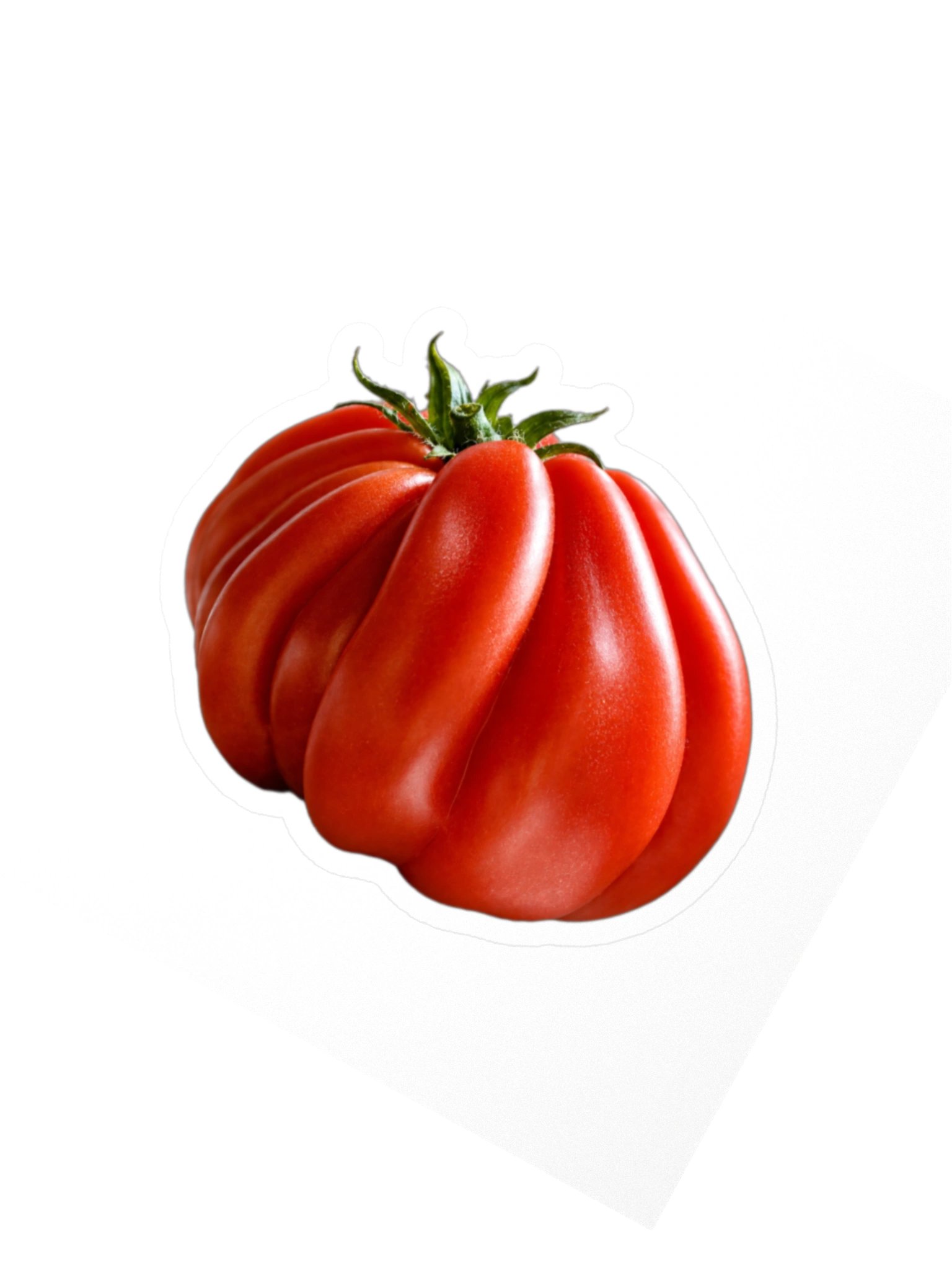 Heirloom Tomato Sticker | Die-Cut Vinyl Sticker from Original Photo Description product image (2)