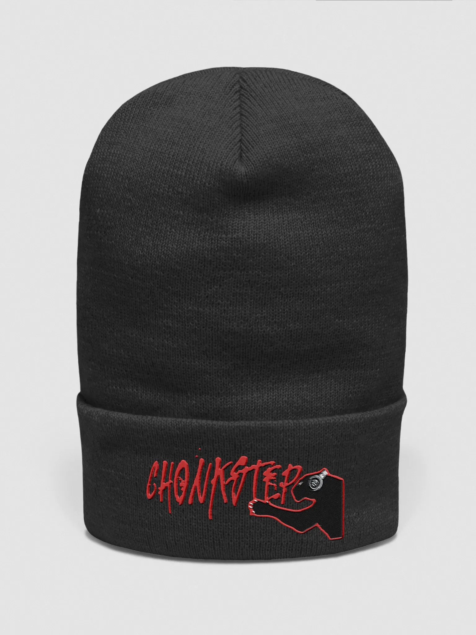 DJ STRIGOI CHONKSTEP EMBROIDERED BEANIE!! product image (1)