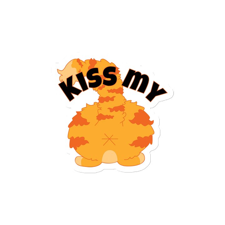 Kiss My Tooter Magnet product image (2)
