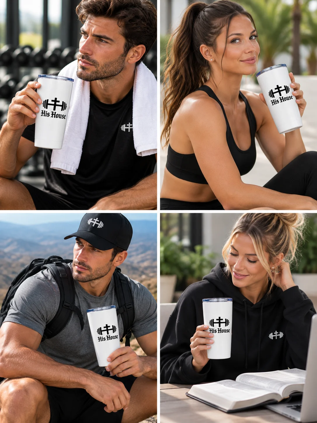 His House 20oz Stainless Steel Tumbler by His House