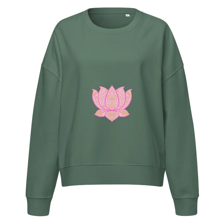 Golden Lotus Women's Organic Sweatshirt product image (1)