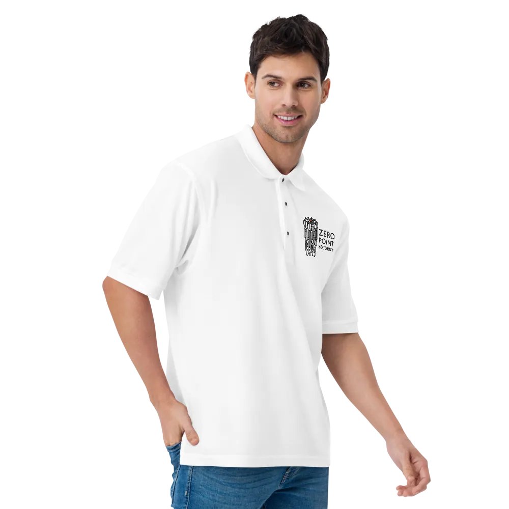 Zero-Point Polo Shirt (White) product image (12)