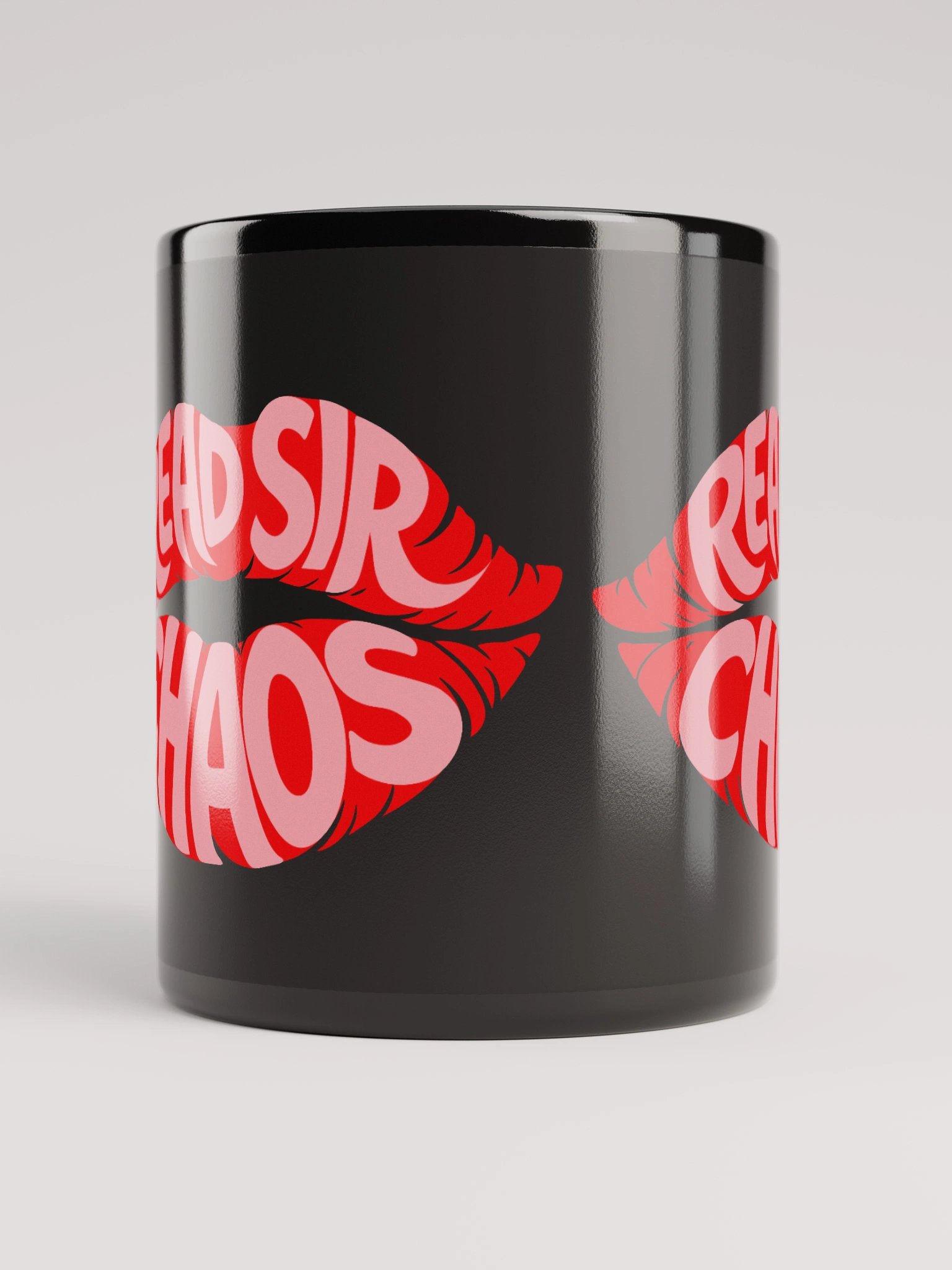 Read My Lips Black Mug product image (5)