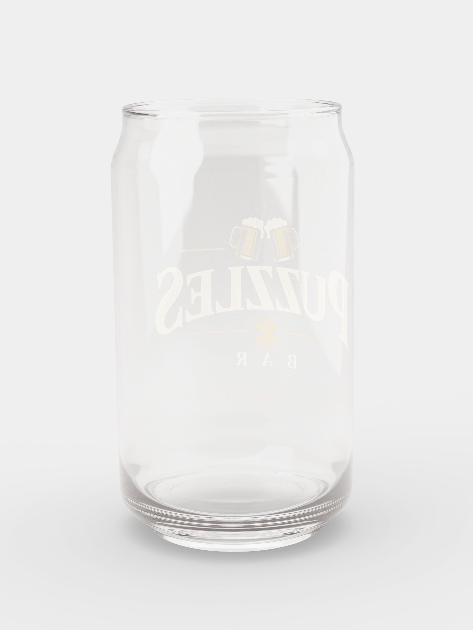 Puzzles Bar Beer Glass product image (10)