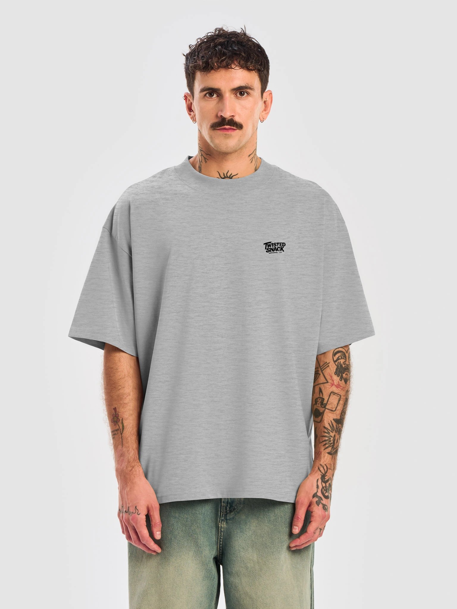 Twisted Snack Essential Embroidered Tee – Light product image (1)