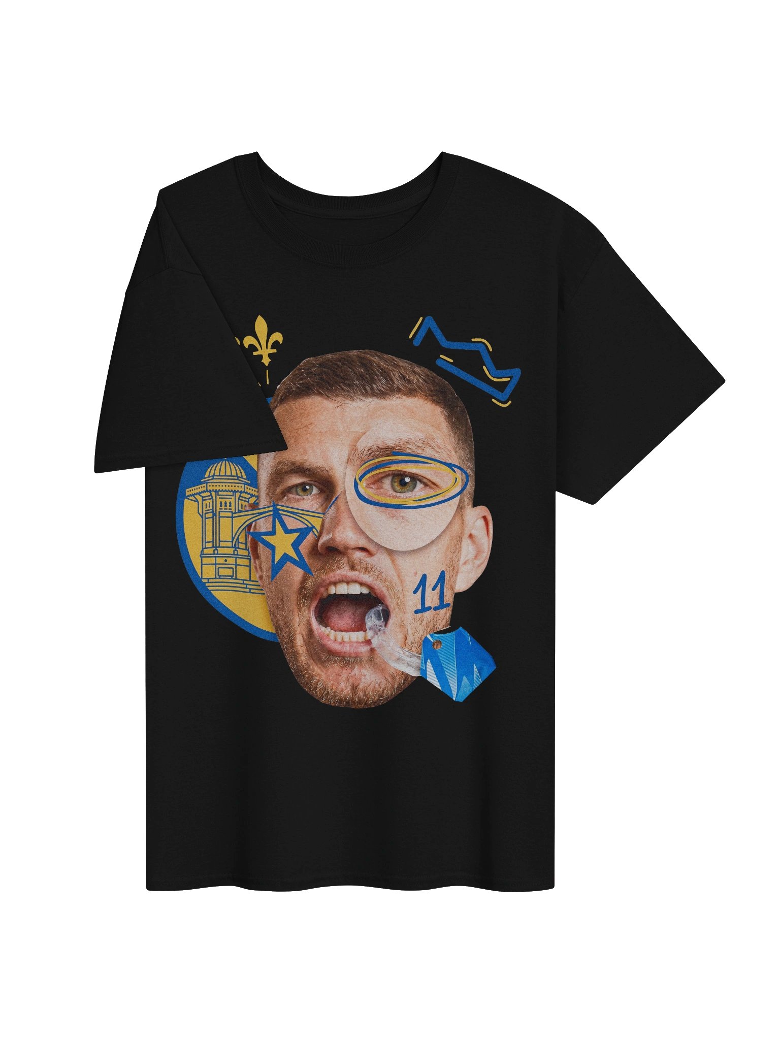Bosnian "Dzeko" Football Icon T-Shirt product image (3)