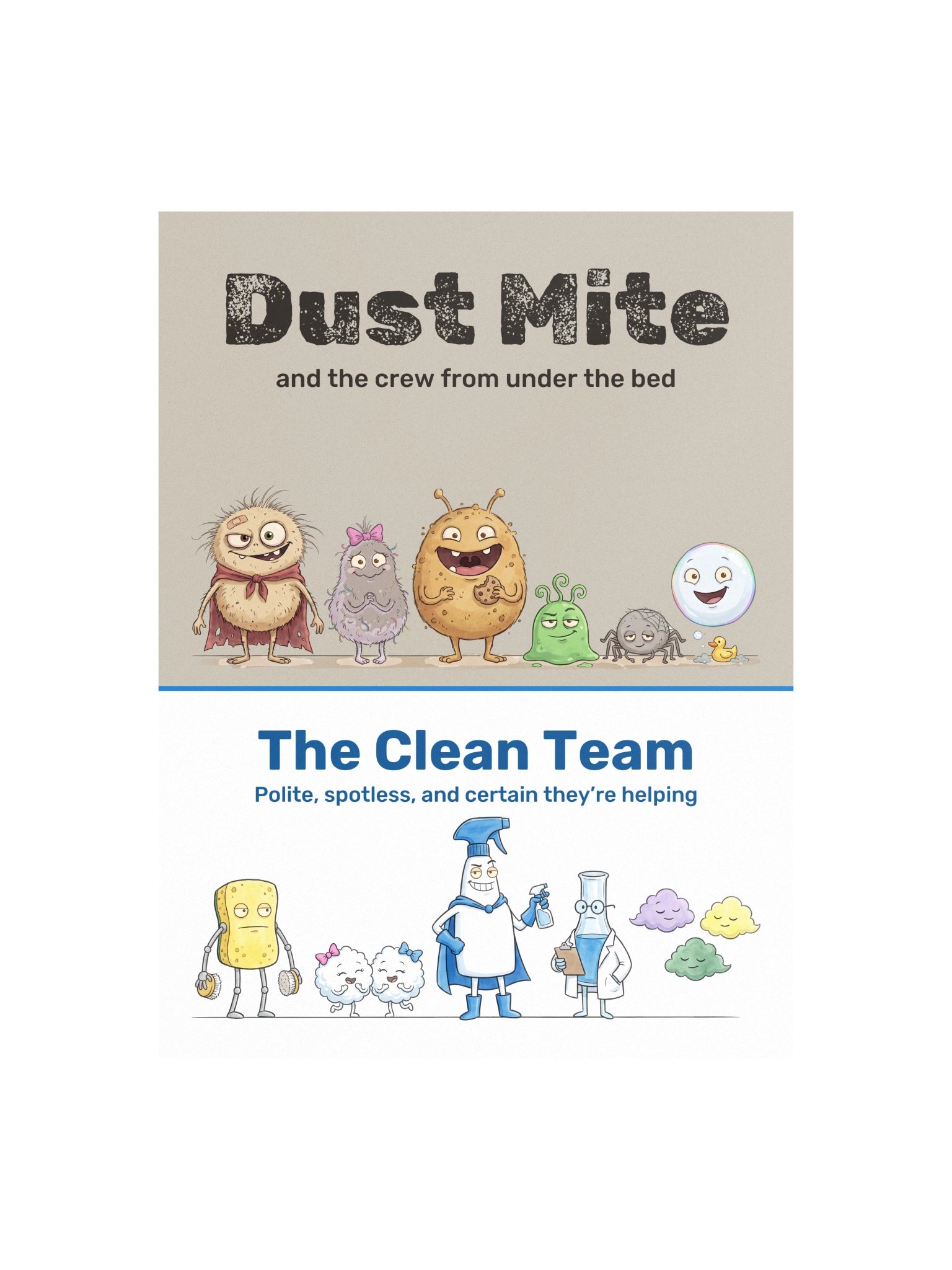 Dust Mite and the Clean Team Poster product image (1)