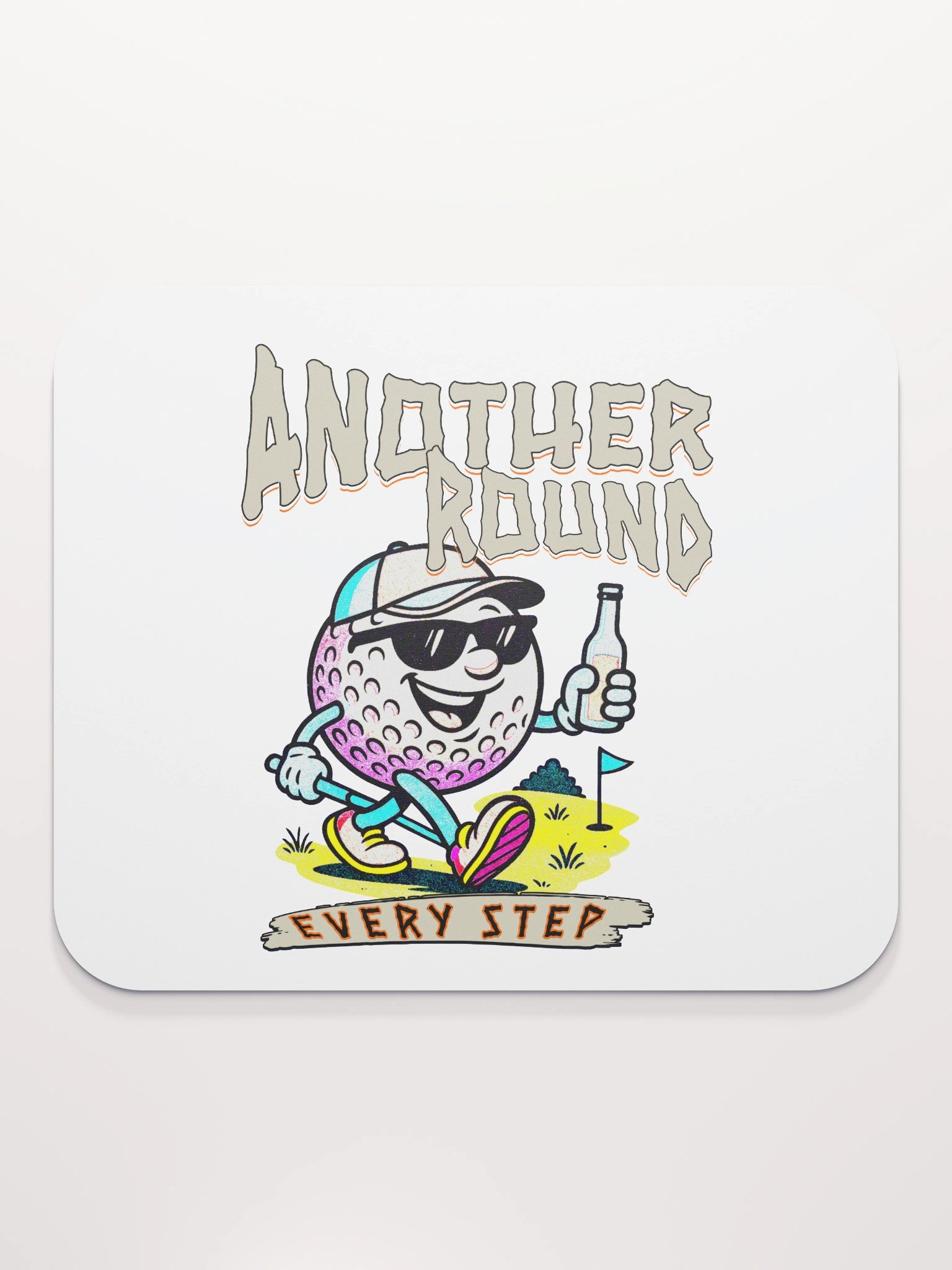 Another Round Every Step Golfing Vibrant Mouse Pad product image (1)