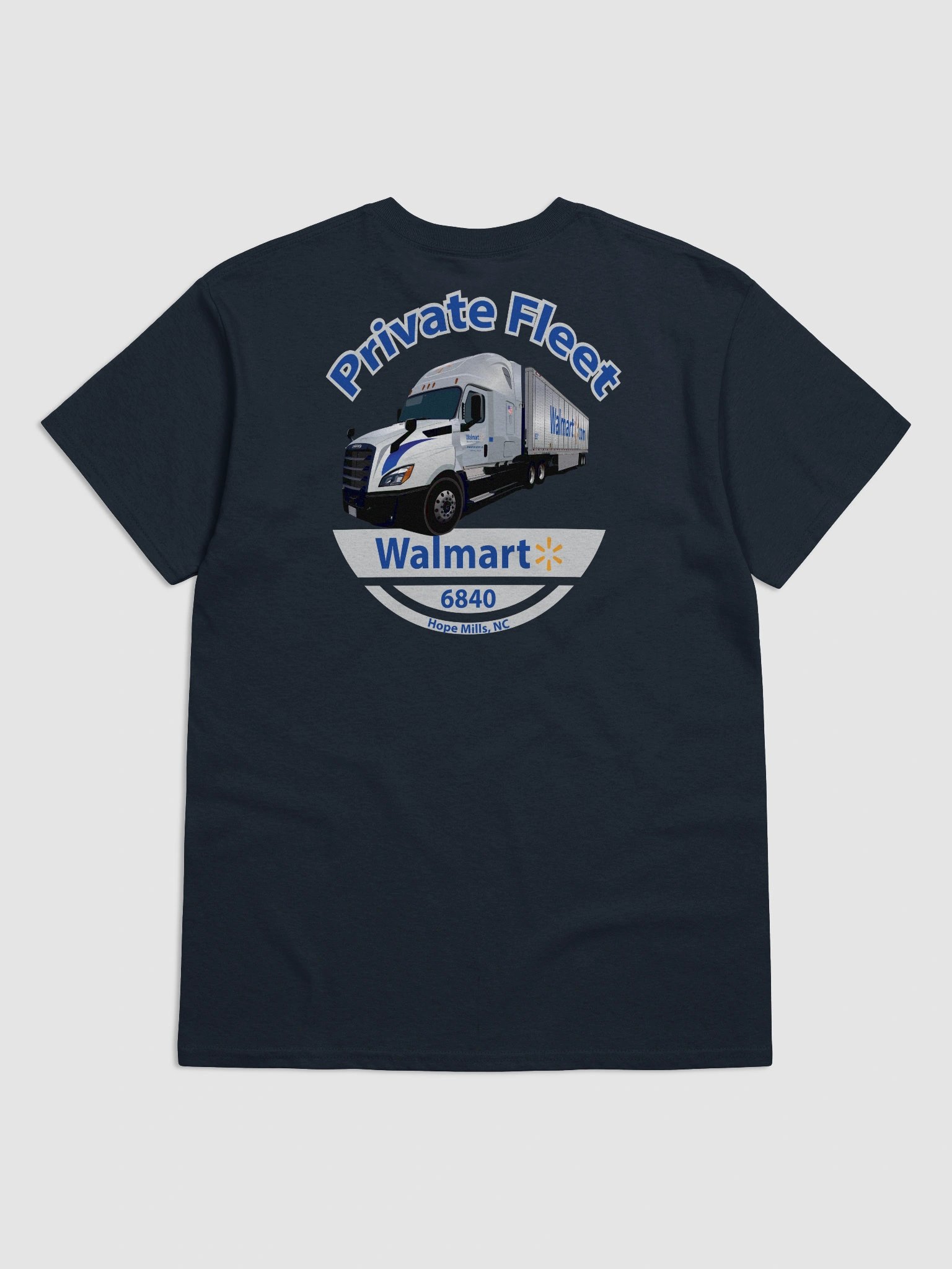 6840 Hope Mills Walmart Private Fleet tshirt product image (1)