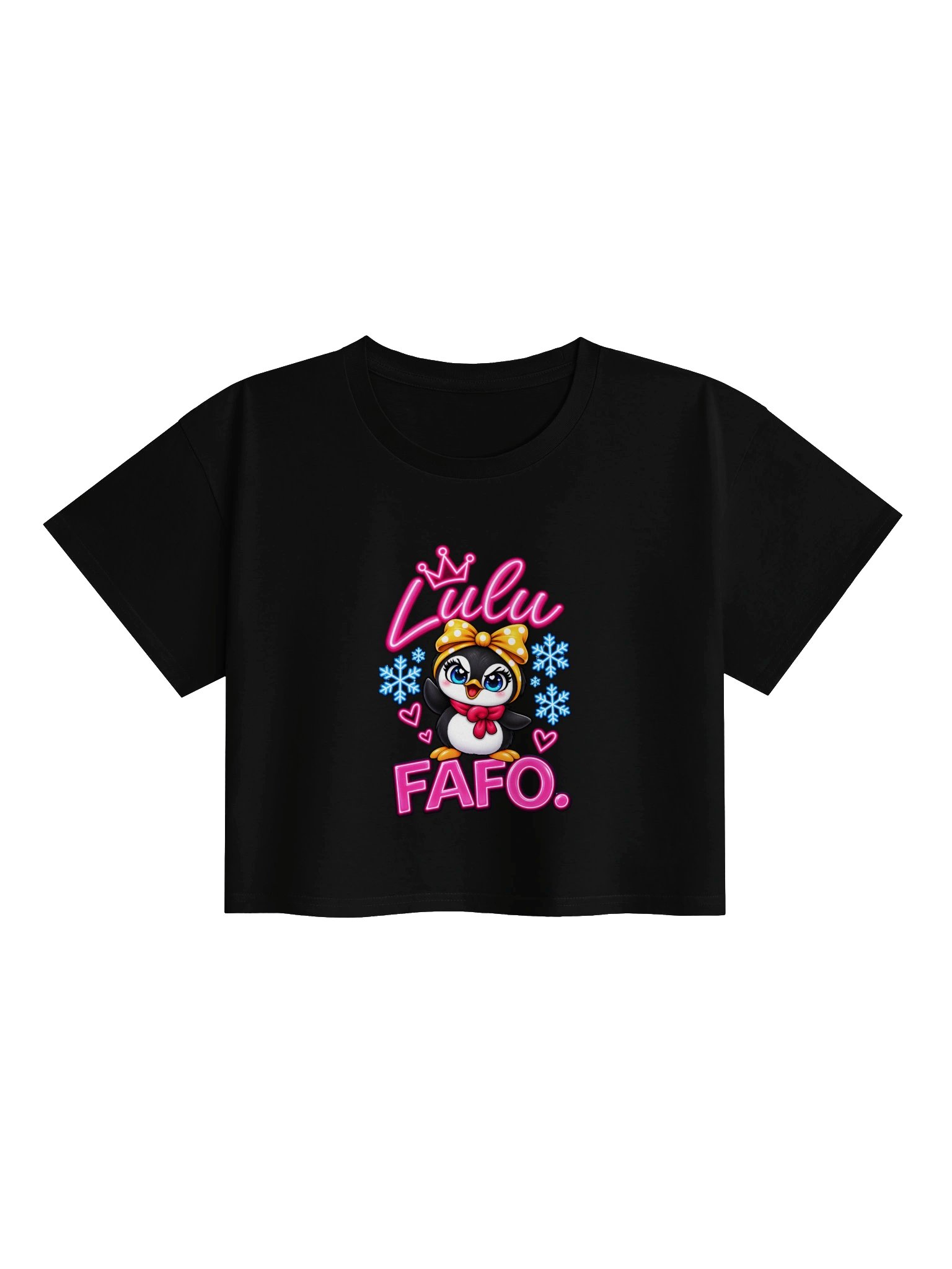 FAFO Lulu Women's Premium Crop Top product image (1)