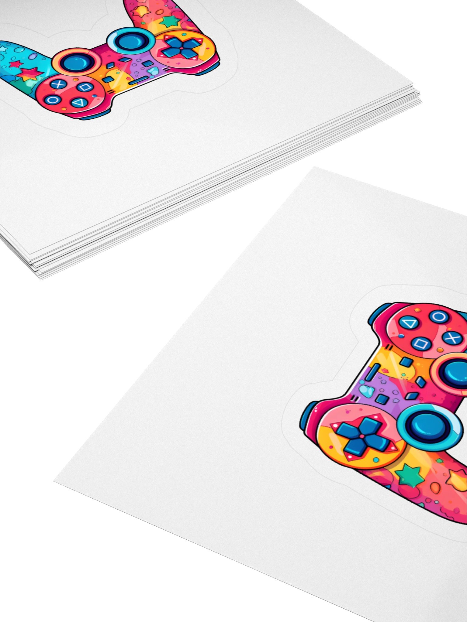Cosmic Gaming Controller Kiss Cut Stickers product image (10)