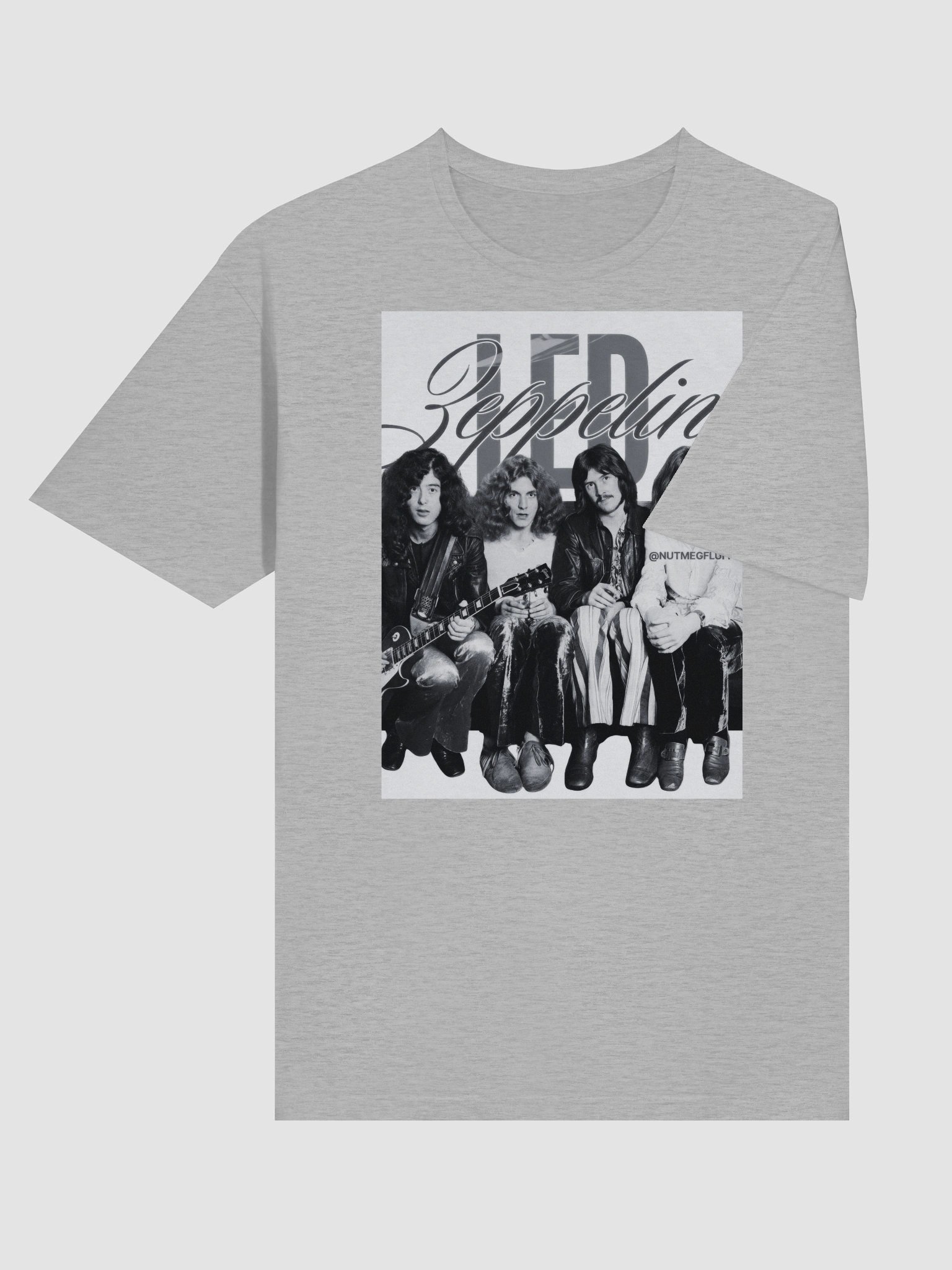 Led Zeppelin T-Shirt | Vintage Band Portrait Graphic Tee | Classic Rock Legend Shirt product image (4)
