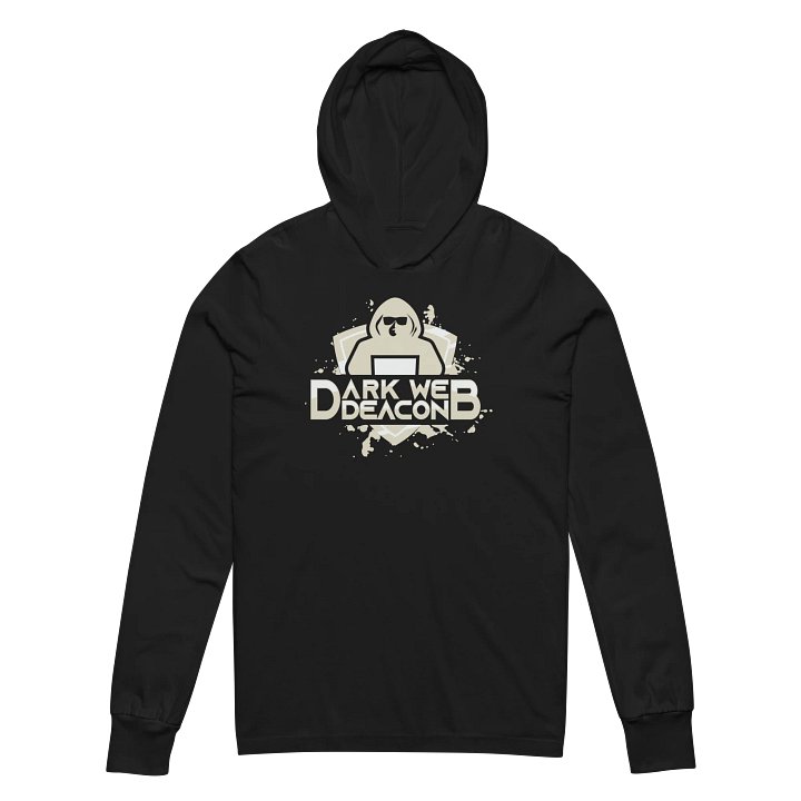 DWD Long Sleeve Light Hoodie - Grey/White Logo product image (5)