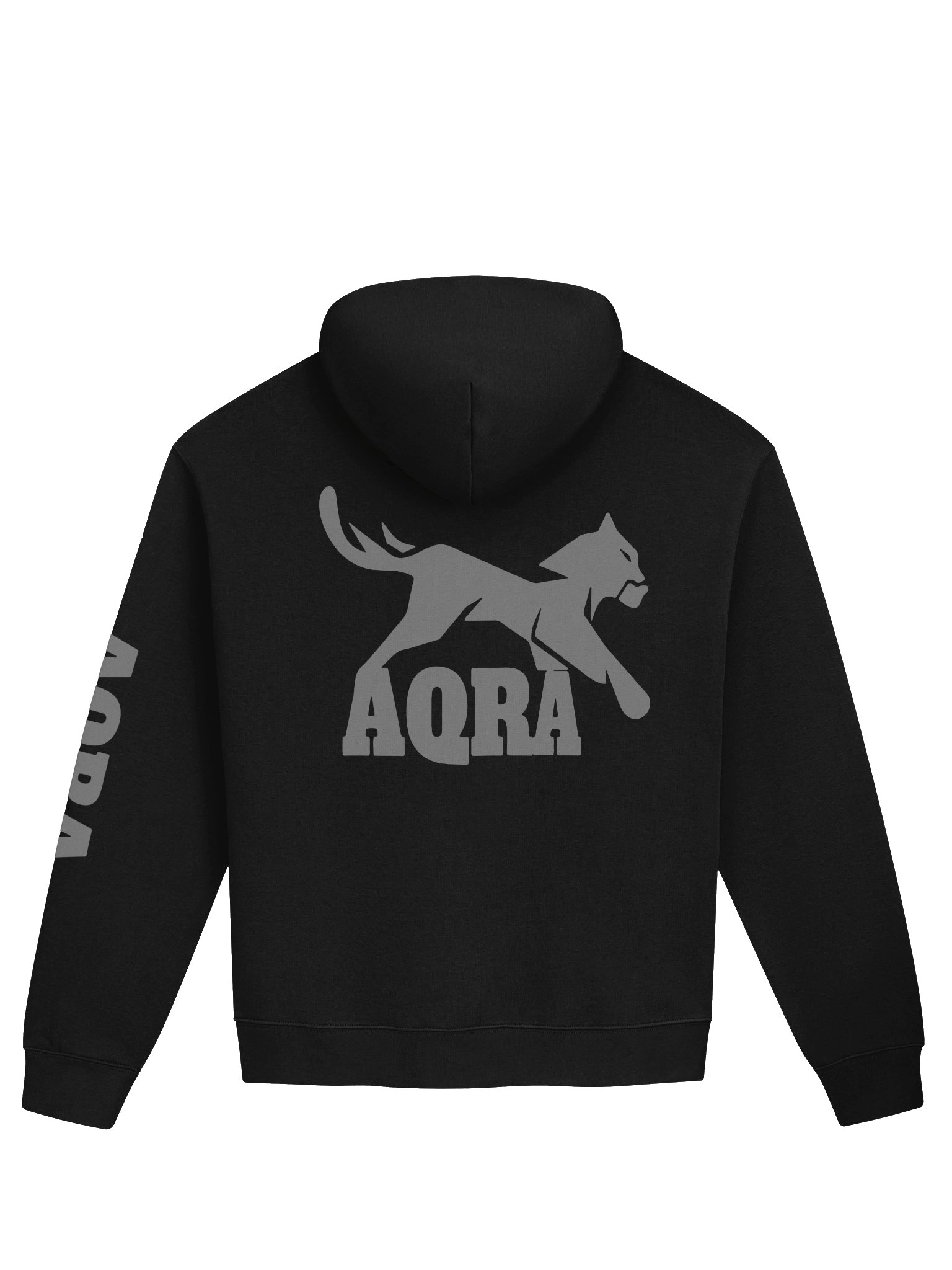 Leaping Cat Silhouette Relaxed Hoodie product image (6)