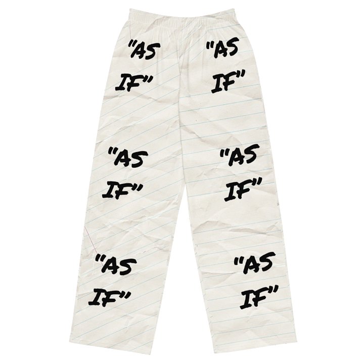 "AS IF" 90s Throwback Pants product image (1)
