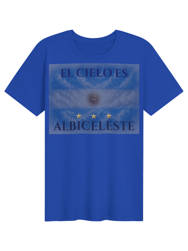 El Cielo Es Albiceleste Argentina Soccer T-Shirt product image (7)