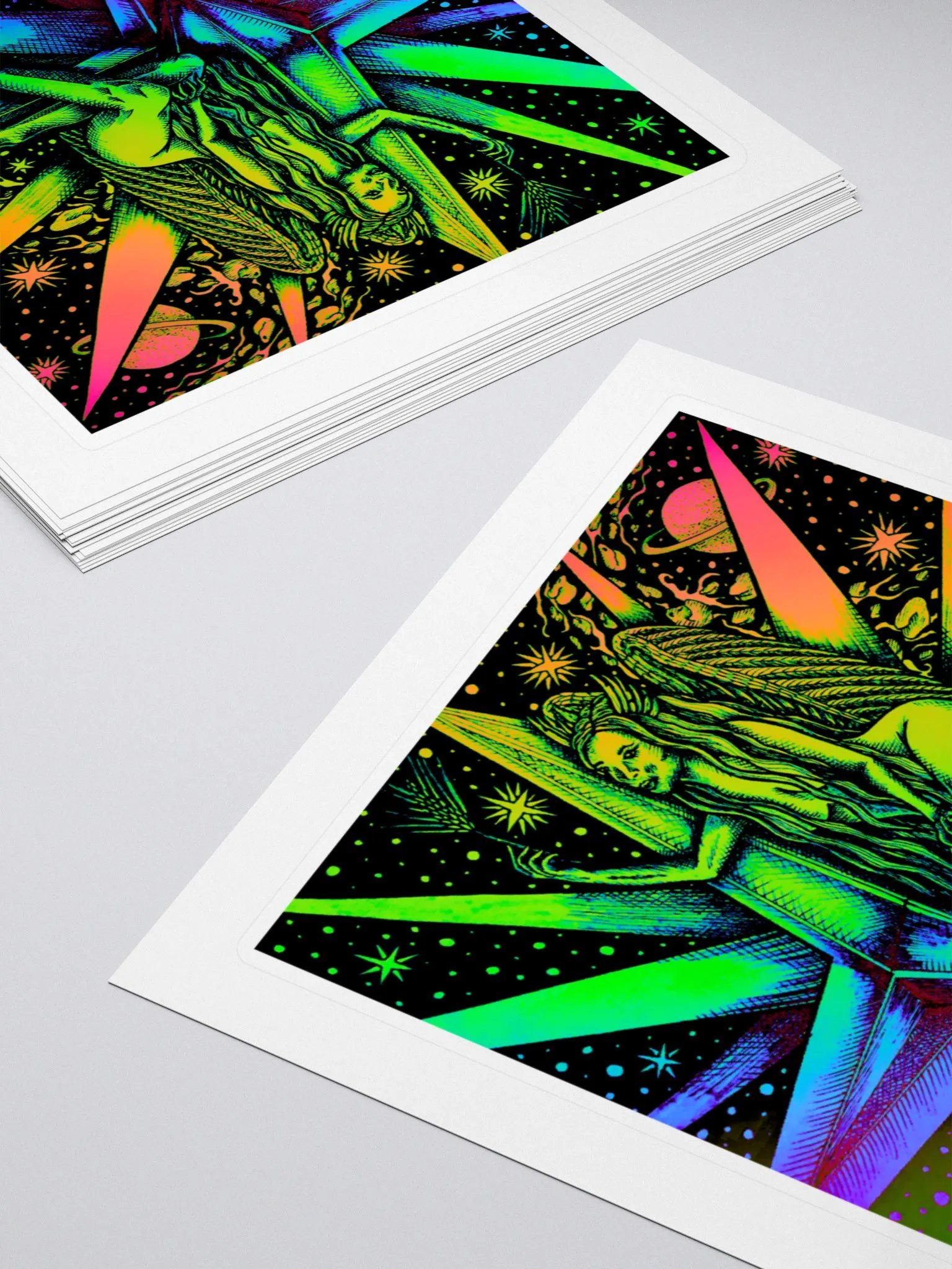 Limited Edition Virgo Zodiac Kiss Cut Stickers product image (4)