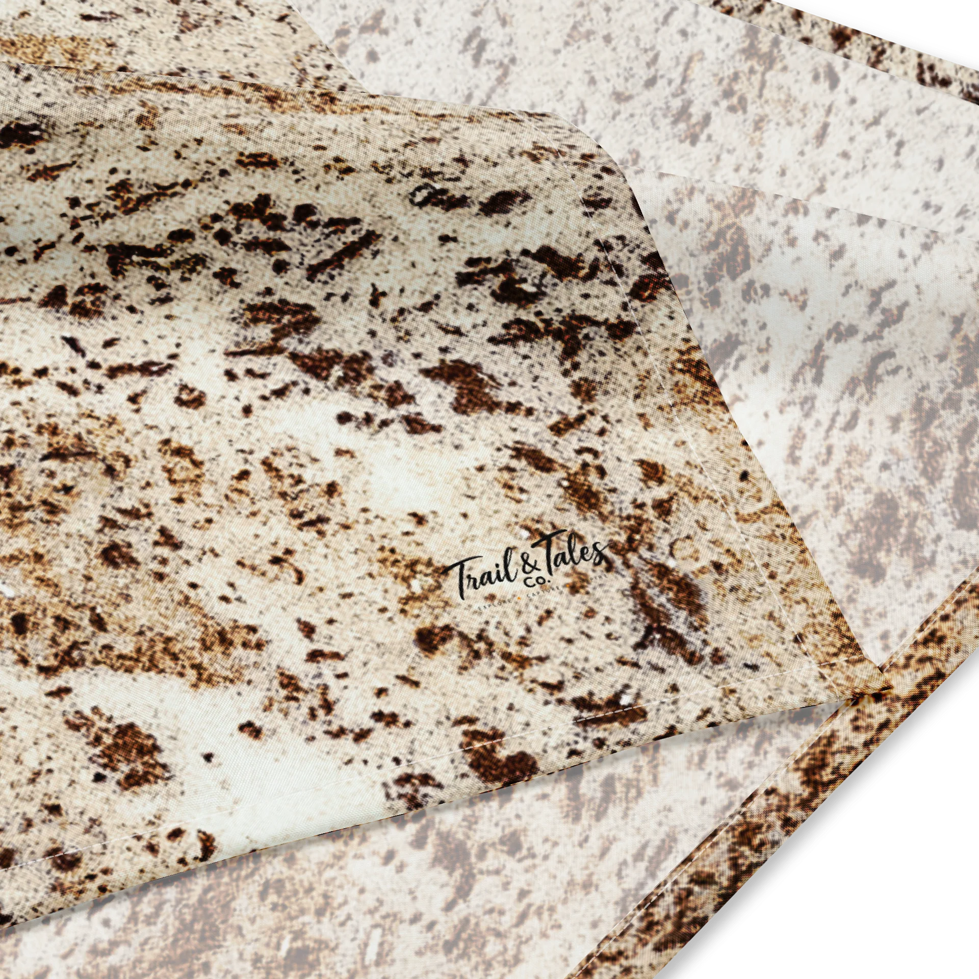Espresso Swirl: All-Over Print Earthy Brown & Cream Multi-Use Bandana product image (4)