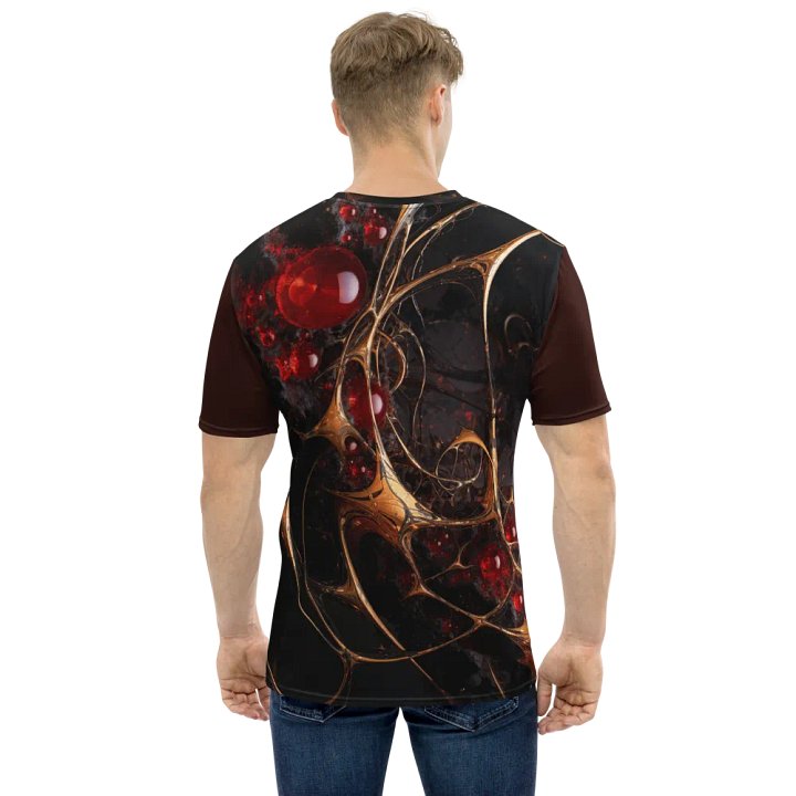 Crimson Filament All-Over Print T-Shirt product image (2)