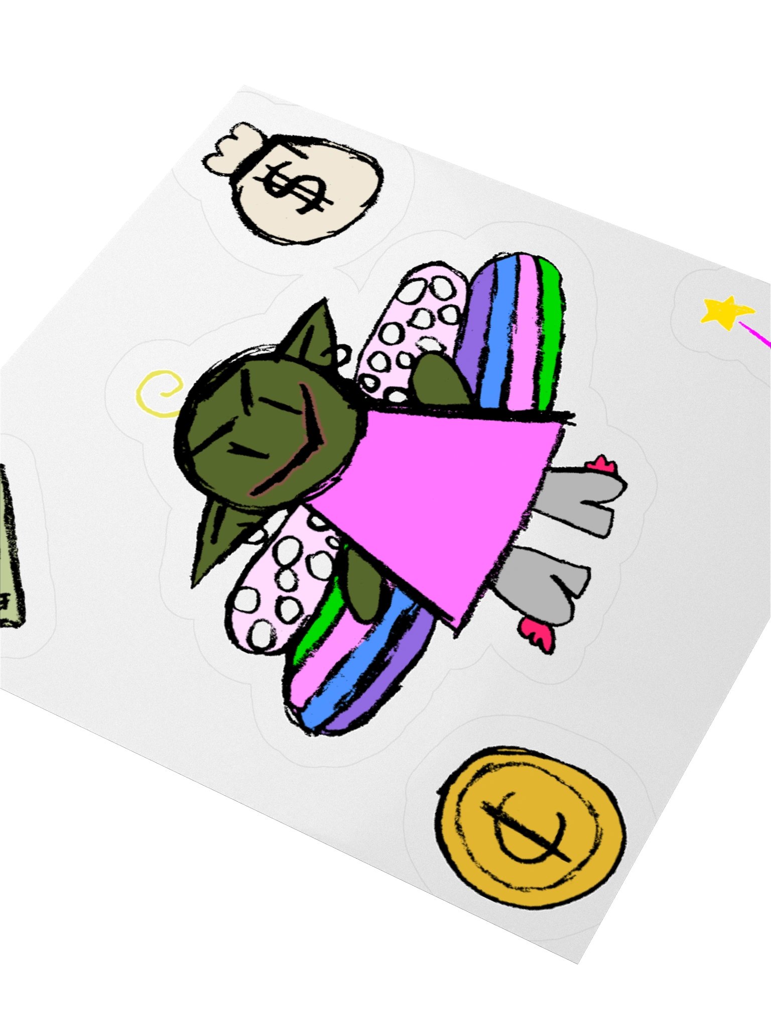 Giblin The Fairy Goblin | Slaps Sticker product image (3)