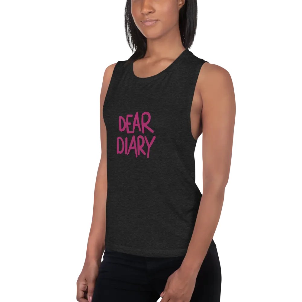 Dear Diary Flowy Tank product image (2)