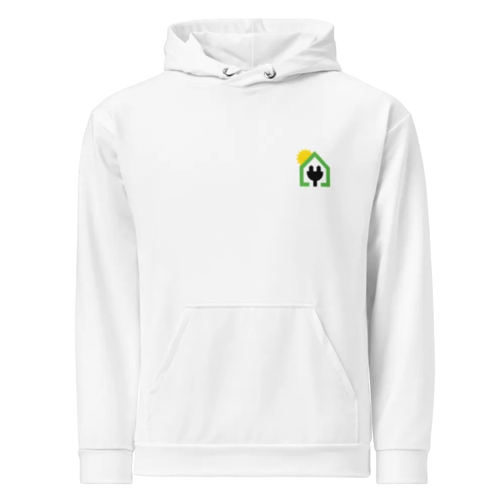 Plug It In Solar High-Quality Recycled Unisex Hoodie product image (1)