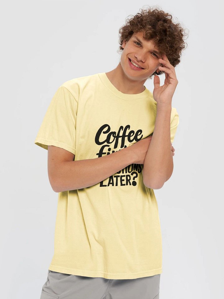 Coffee First Graphic T-Shirt product image (2)