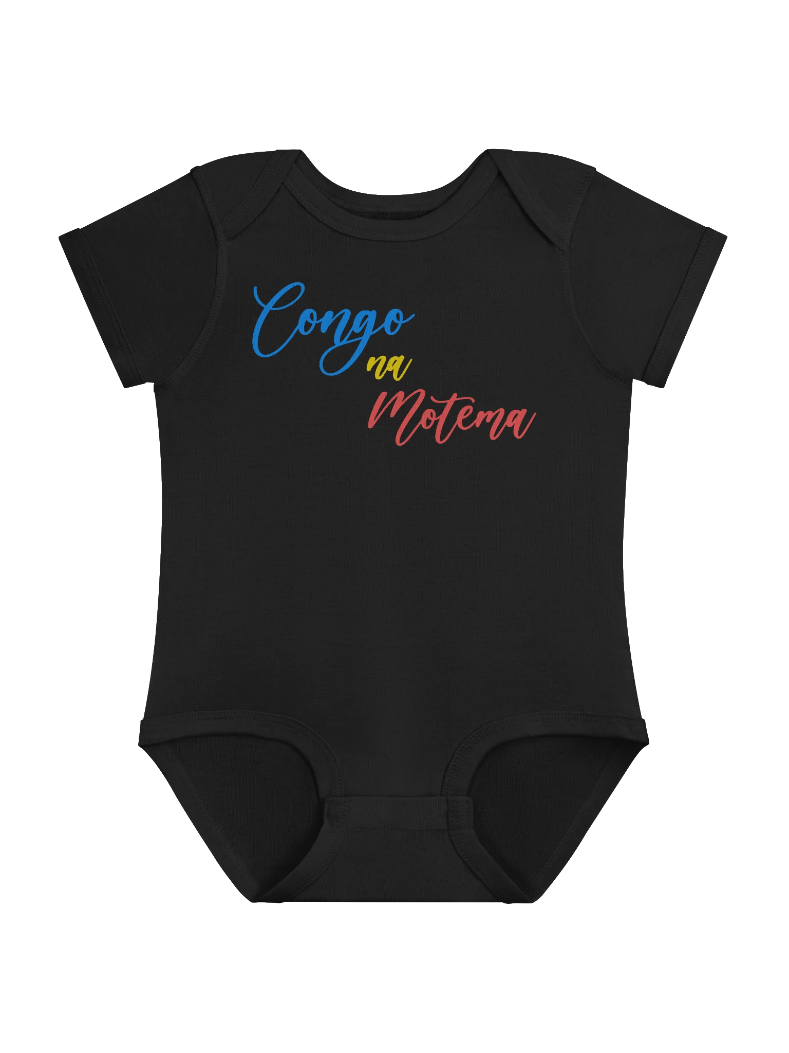 "Congo Na Motema" Baby Onesie product image (1)