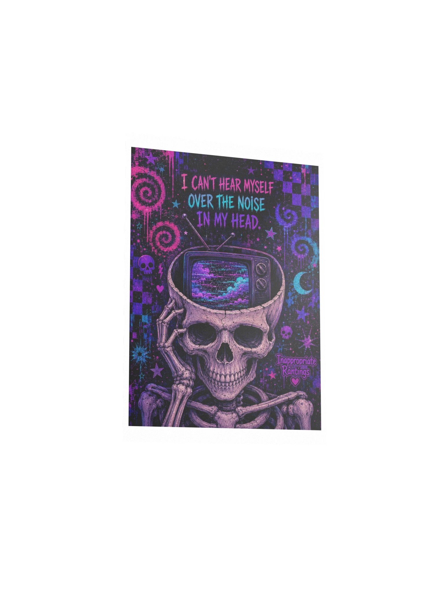 I Can't Hear Myself Over The Noise In My Head Poster product image (7)
