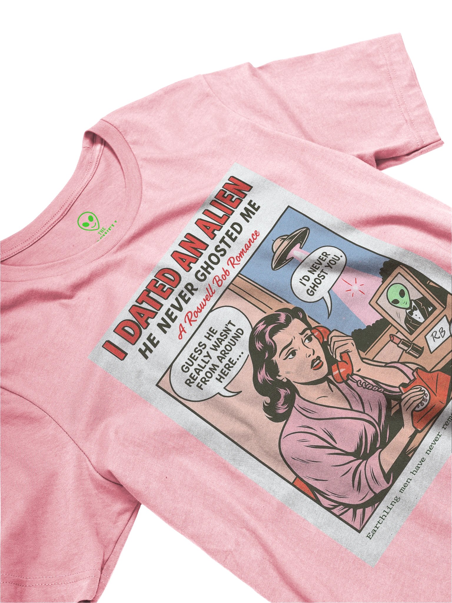 I Dated an Alien, He Never Ghosted Me Comic Book Parody Concert Tee Fit Unisex T-Shirt product image (51)