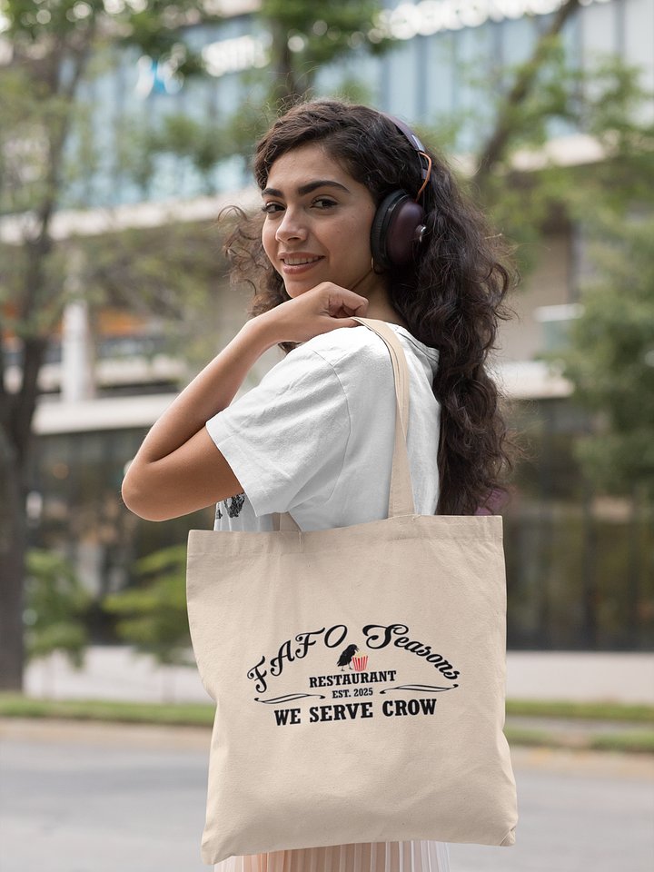 FAFO Seasons Restaurant Logo Tote Bag - Funny Political FAFO Canvas Bag product image (1)