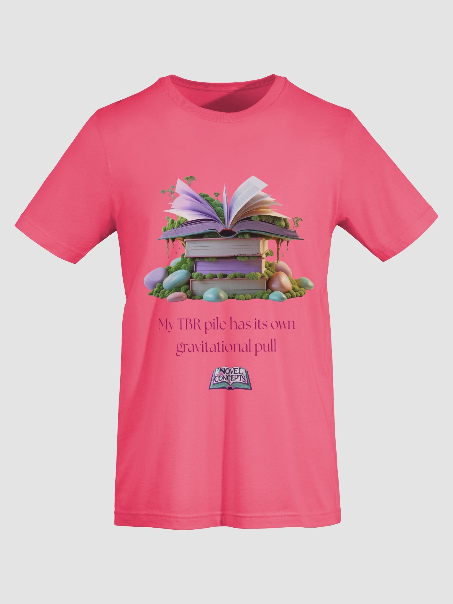 "My TBR pile has its own gravitational pull" T-Shirt product image (69)