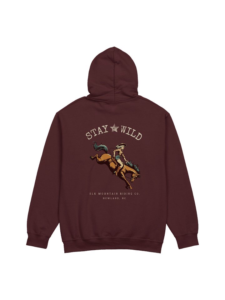 Stay Wild + EMRC Logo Classic Hoodie (Dark Colors + Cream) product image (8)