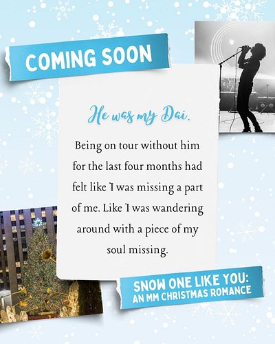 It's less than 100 days until Christmas and the countdown is on to: SNOW ONE LIKE YOU 🎄 ✨

When best friends, and former band...