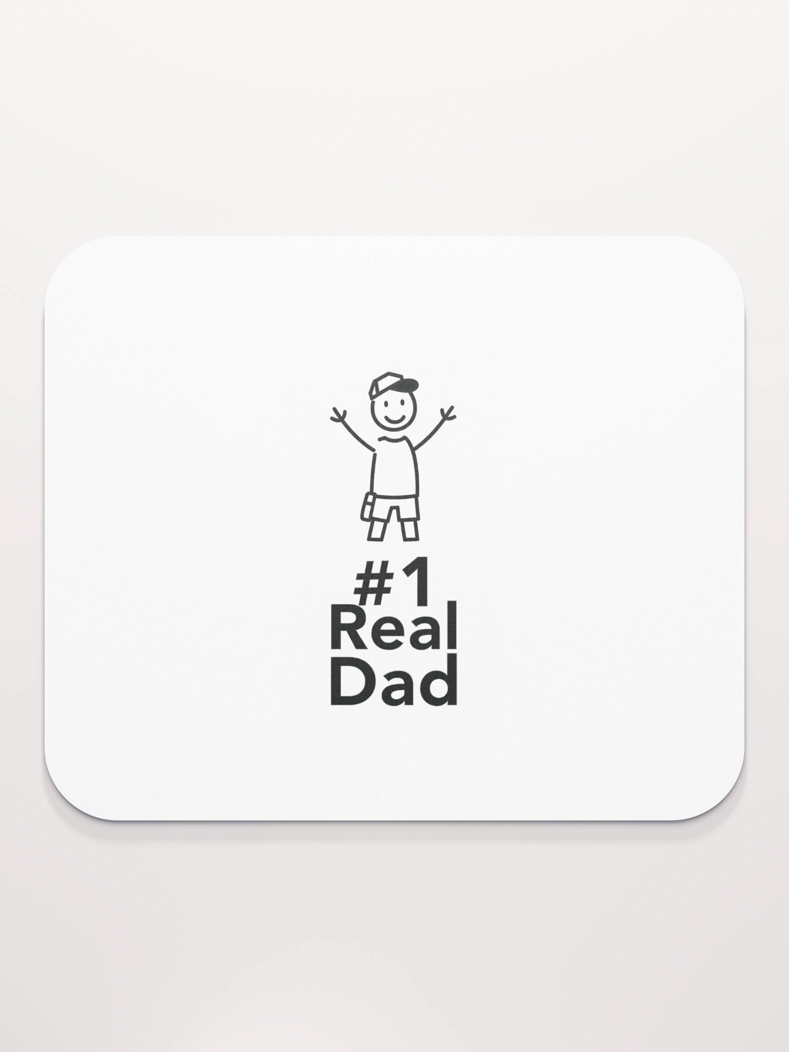 #1 Real Dad Mouse Pad product image (2)