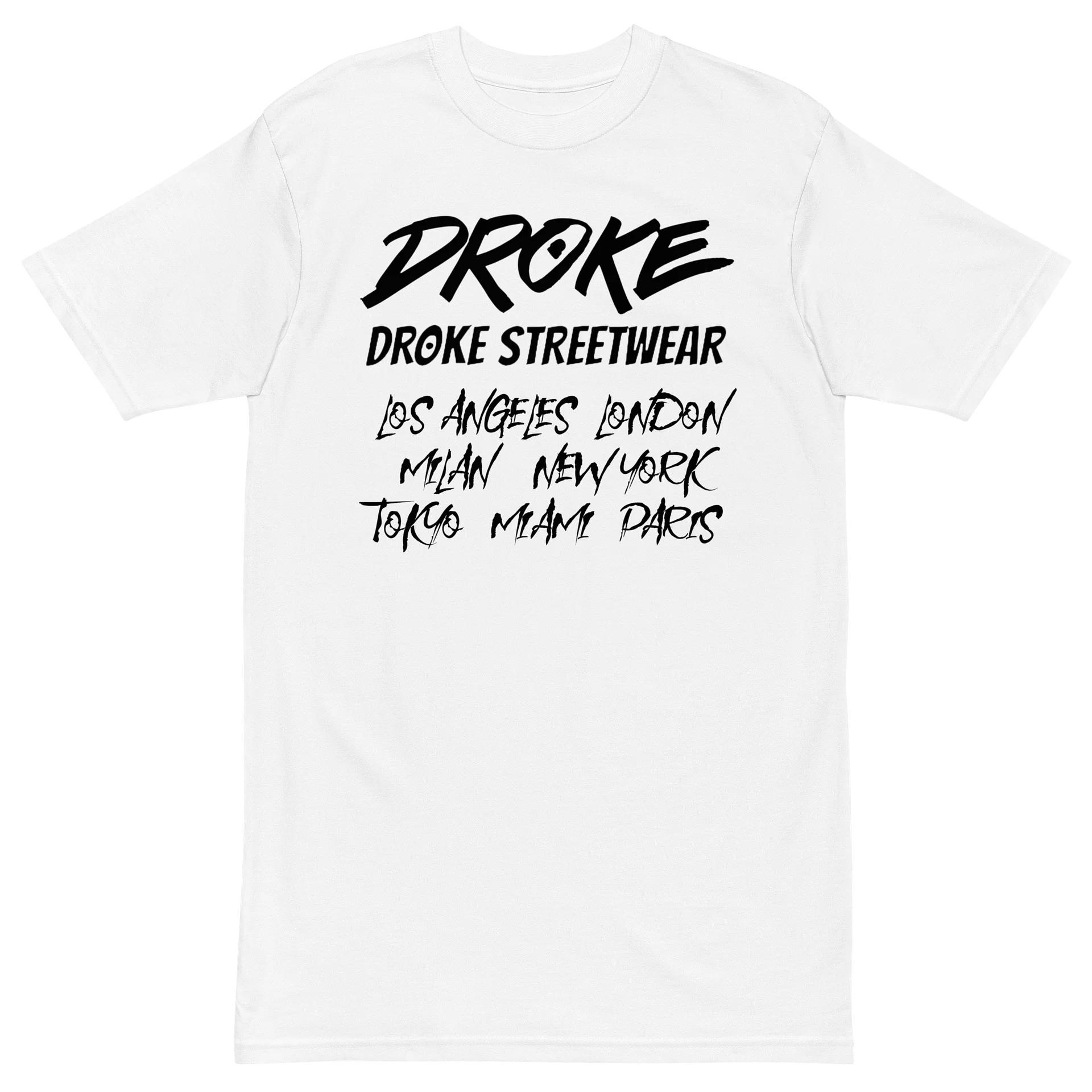 DROKE - D-DS Worldwide Black Logo T-shirt product image (2)